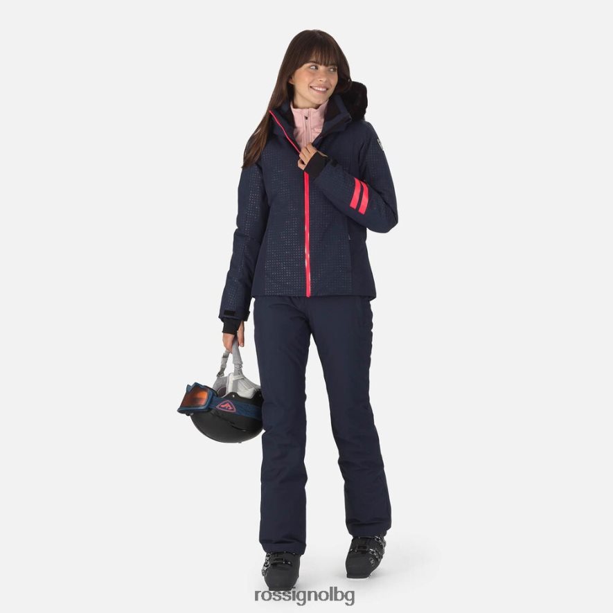 бг Rossignol Жени ски яке controle затъмнение 68DD2T1080 върхове