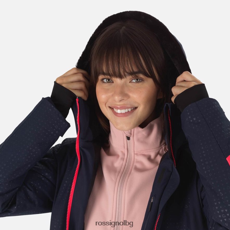 бг Rossignol Жени ски яке controle затъмнение 68DD2T1080 върхове