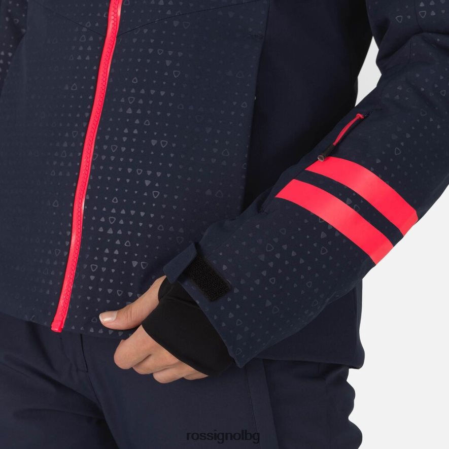бг Rossignol Жени ски яке controle затъмнение 68DD2T1080 върхове