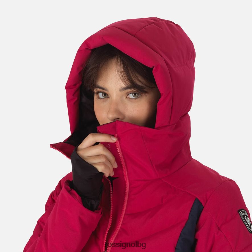 бг Rossignol Жени ски яке courbe череша 68DD2T1112 върхове