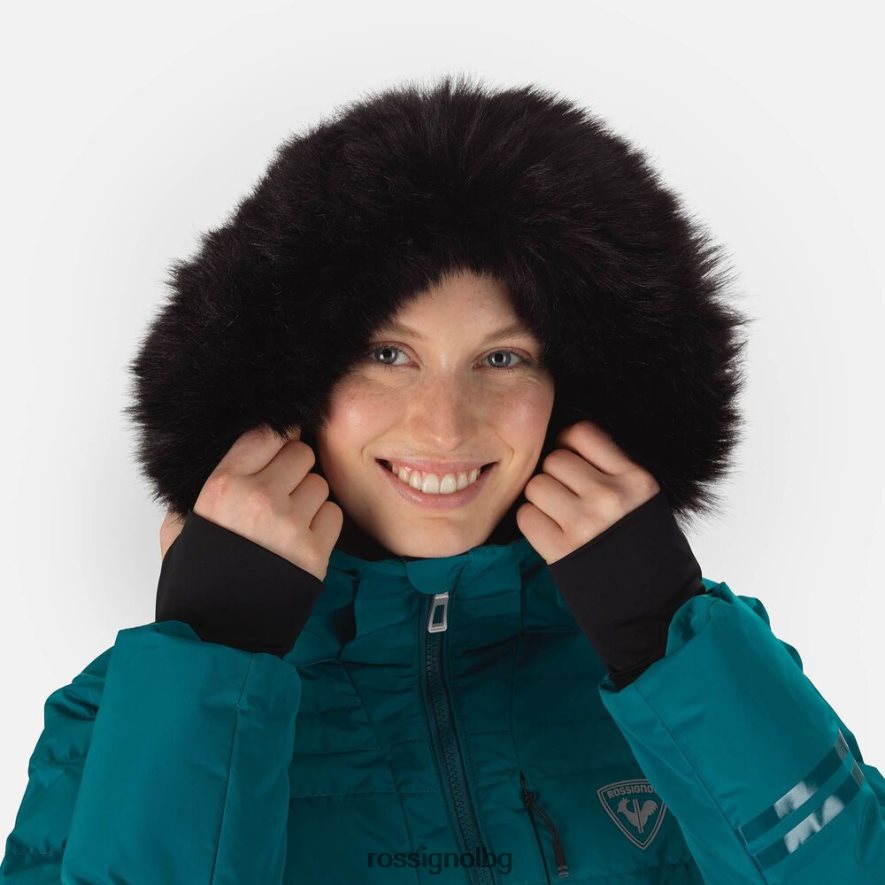 бг Rossignol Жени ски яке rapide pearly тъмен изумруд 68DD2T788 върхове