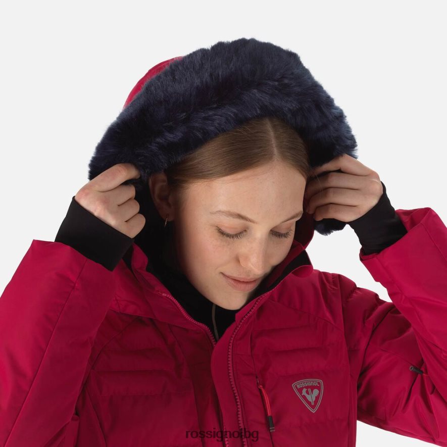 бг Rossignol Жени ски яке rapide pearly череша 68DD2T1011 върхове