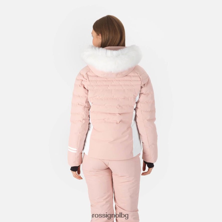 бг Rossignol Жени ски яке rapide прахообразно розово 68DD2T1113 върхове