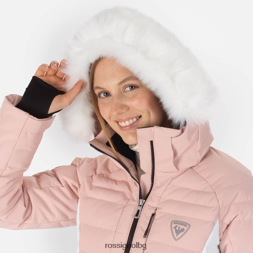 бг Rossignol Жени ски яке rapide прахообразно розово 68DD2T1113 върхове