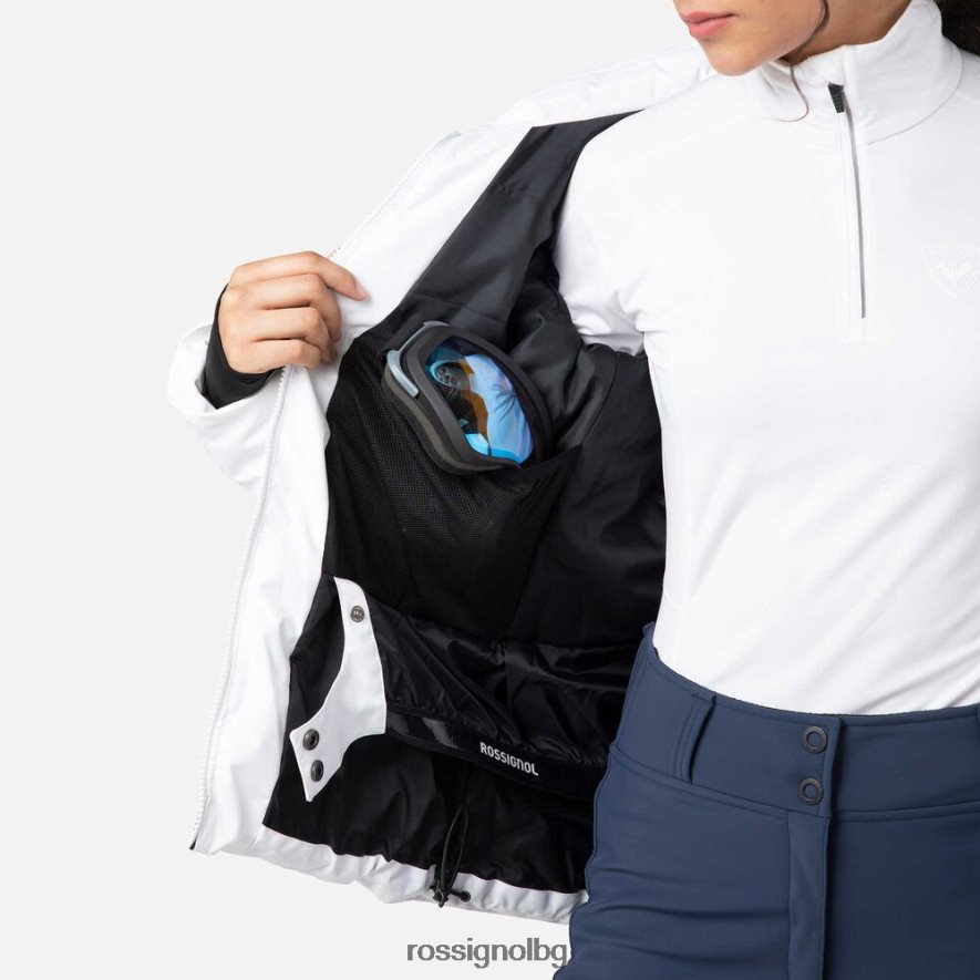 бг Rossignol Жени ски яке staci бяло 68DD2T1030 върхове