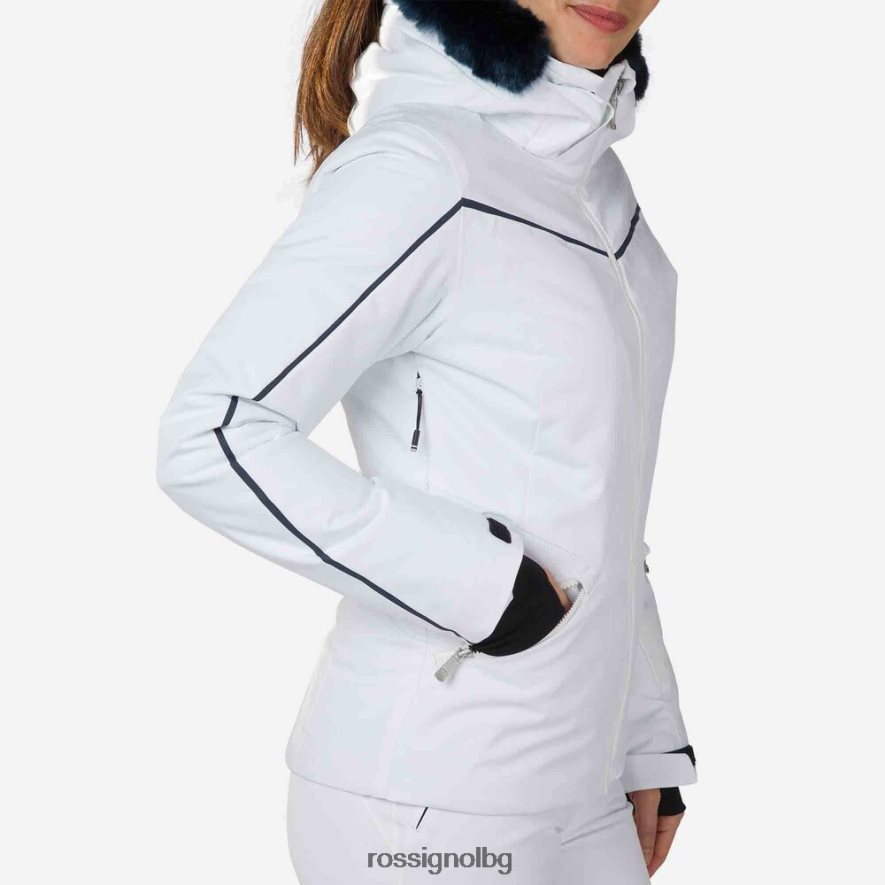 бг Rossignol Жени скиорско яке бяло 68DD2T1012 върхове