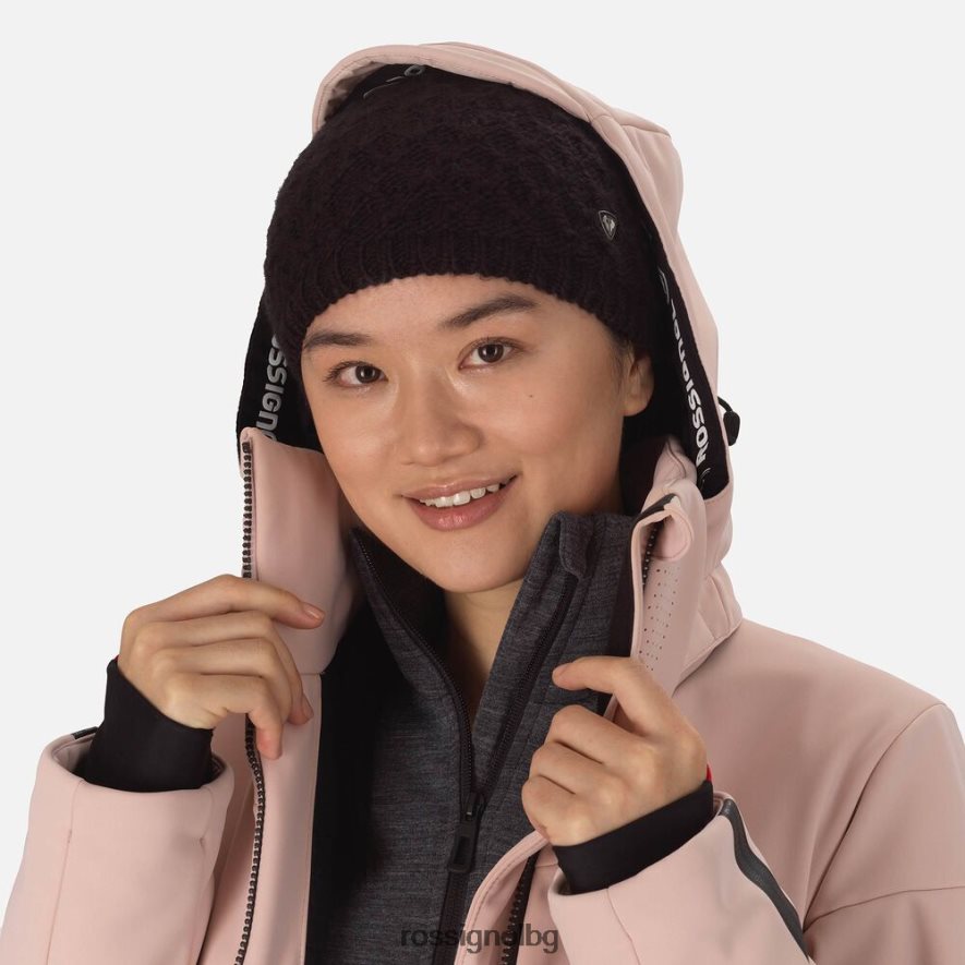 бг Rossignol Жени софтшел плоско ски яке прахообразно розово 68DD2T799 върхове