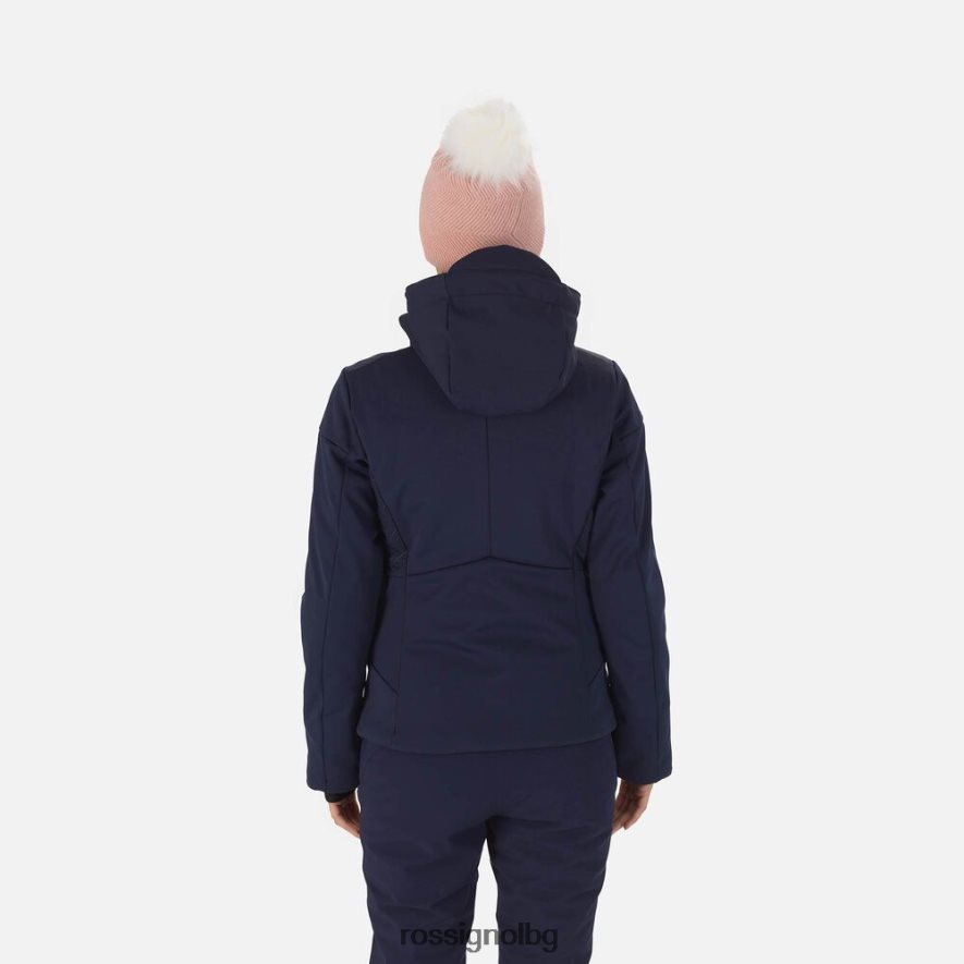 бг Rossignol Жени софтшел плоско ски яке тъмно синьо 68DD2T780 върхове