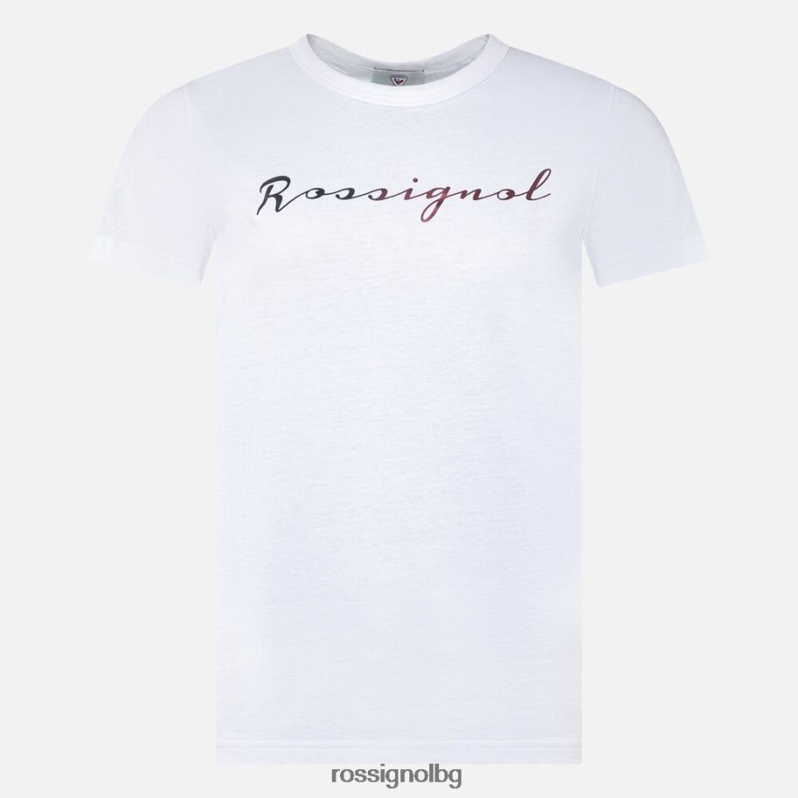 бг Rossignol Жени тениска с лого бяло 68DD2T694 върхове