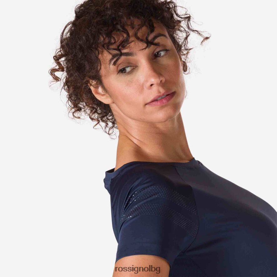 бг Rossignol Жени техническа тениска тъмно синьо 68DD2T697 върхове