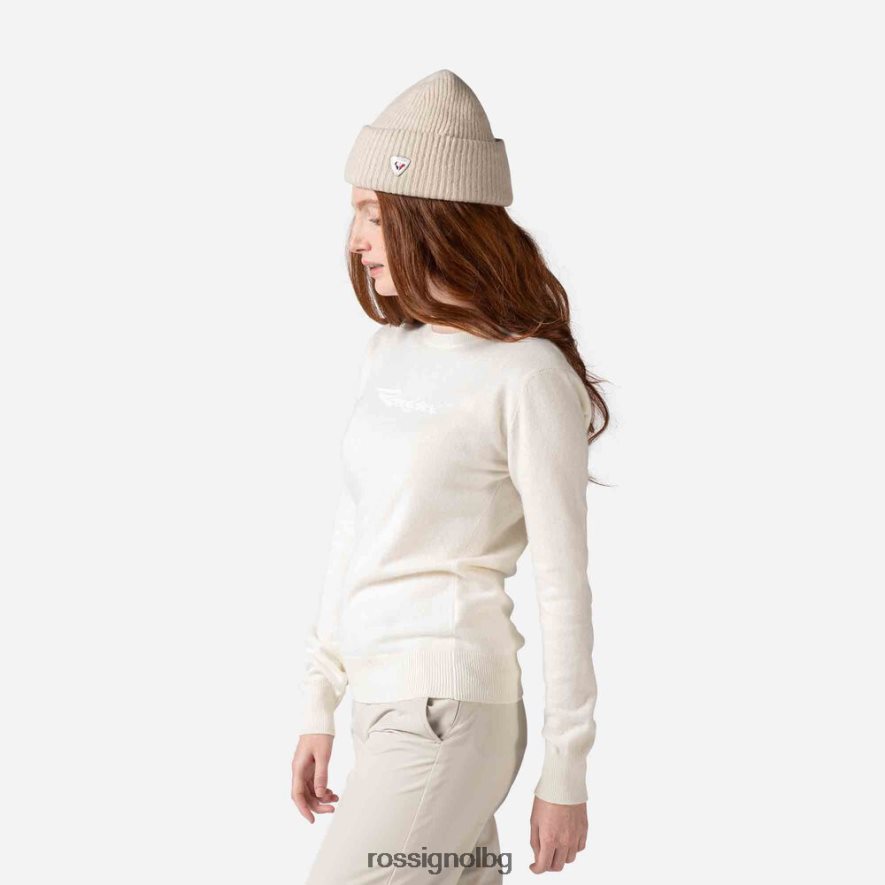 бг Rossignol Жени характерен плетен пуловер бяло 68DD2T922 върхове