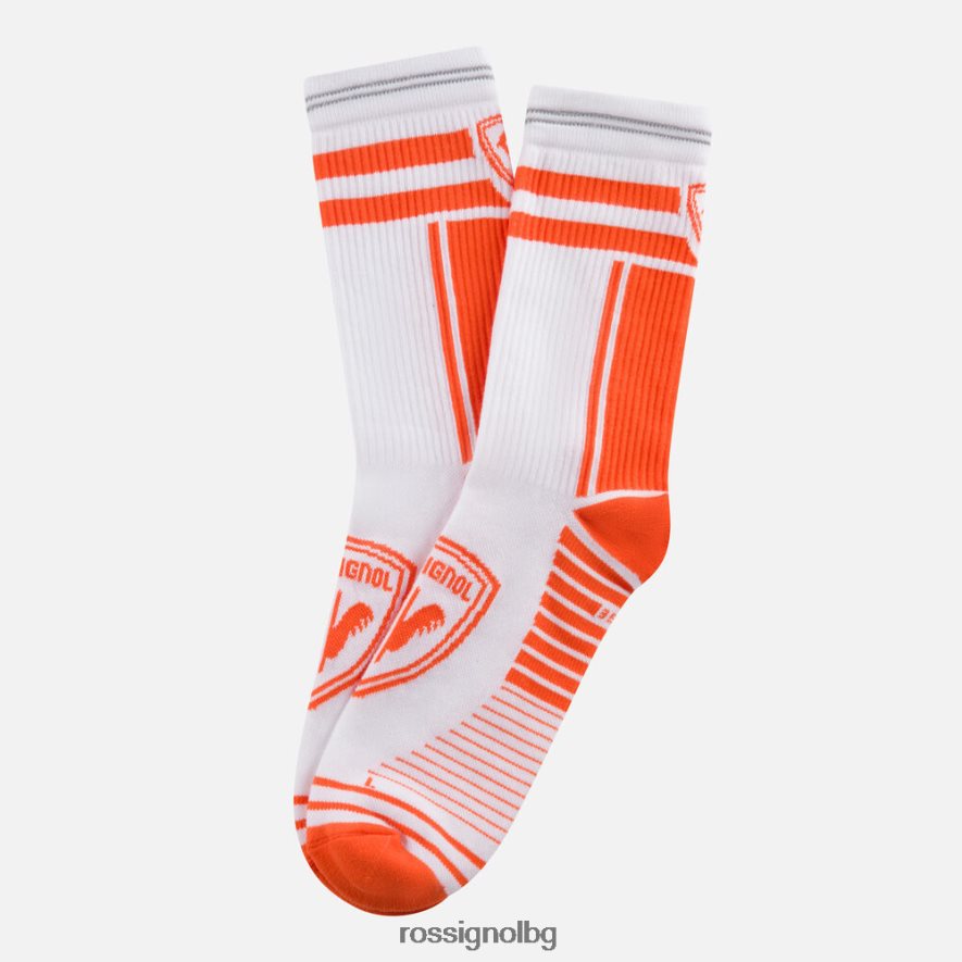 бг Rossignol Жени чорапи за планинско колоездене огнено оранжево 68DD2T1063 аксесоари