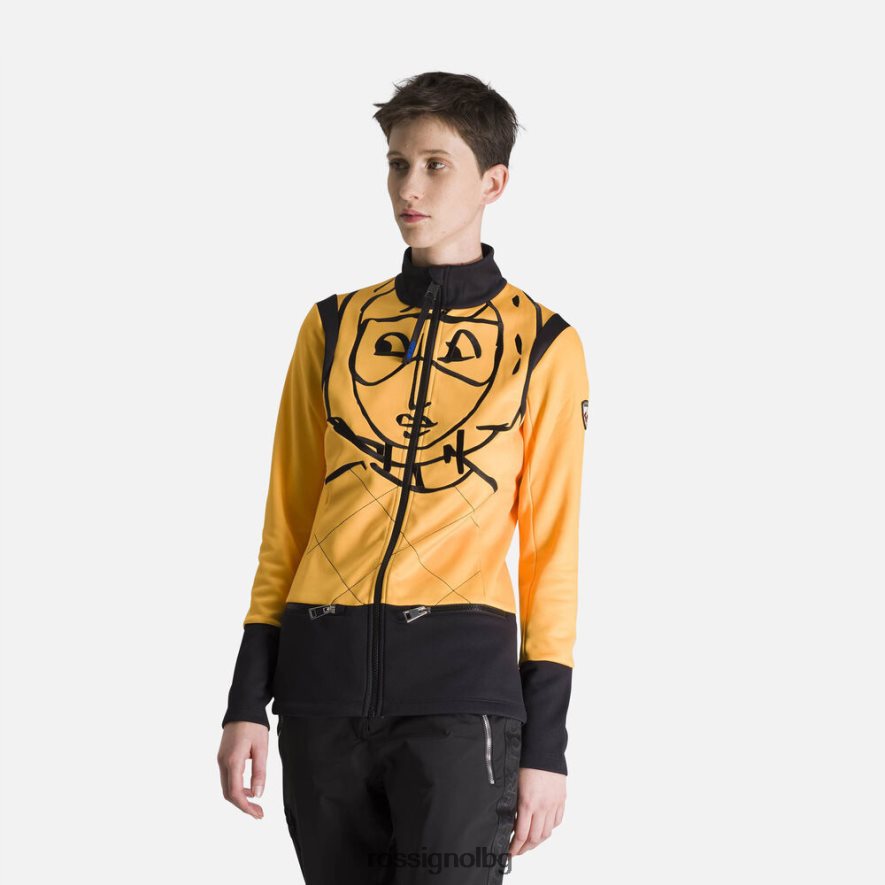 бг Rossignol Жени яке jcc climi жълто 68DD2T1001 върхове