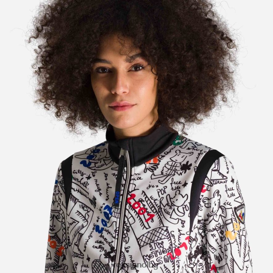 бг Rossignol Жени яке с щампа jcc climi галактика 68DD2T1020 върхове