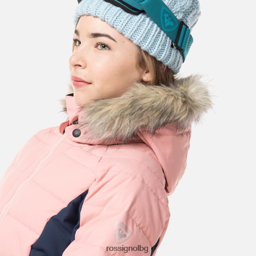 бг Rossignol момичета полипухено ски яке cooperpink 68DD2T1182 върхове