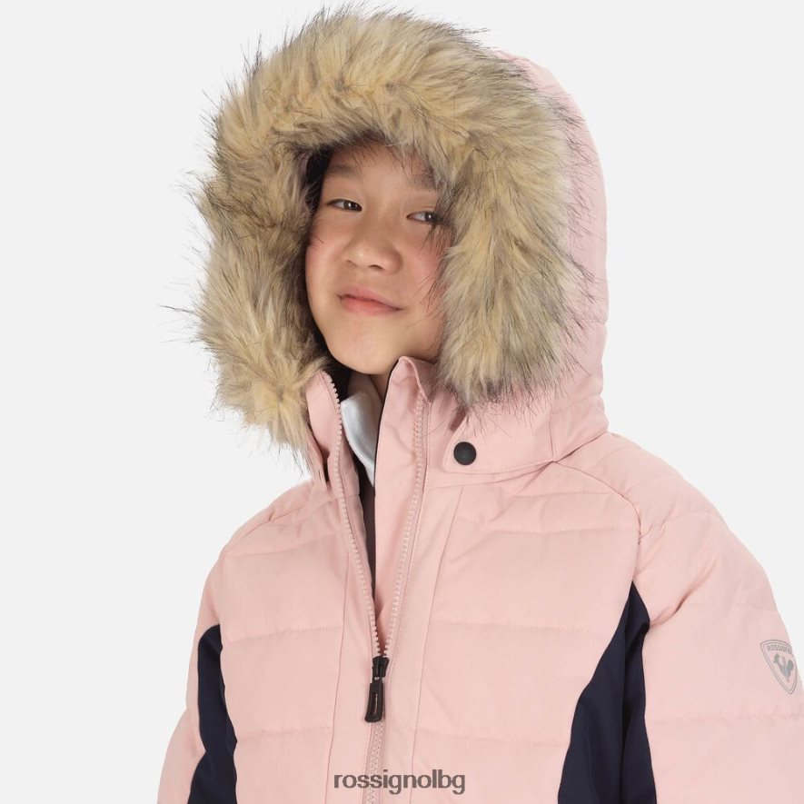 бг Rossignol момичета полипухено ски яке двуцветен 68DD2T1212 върхове