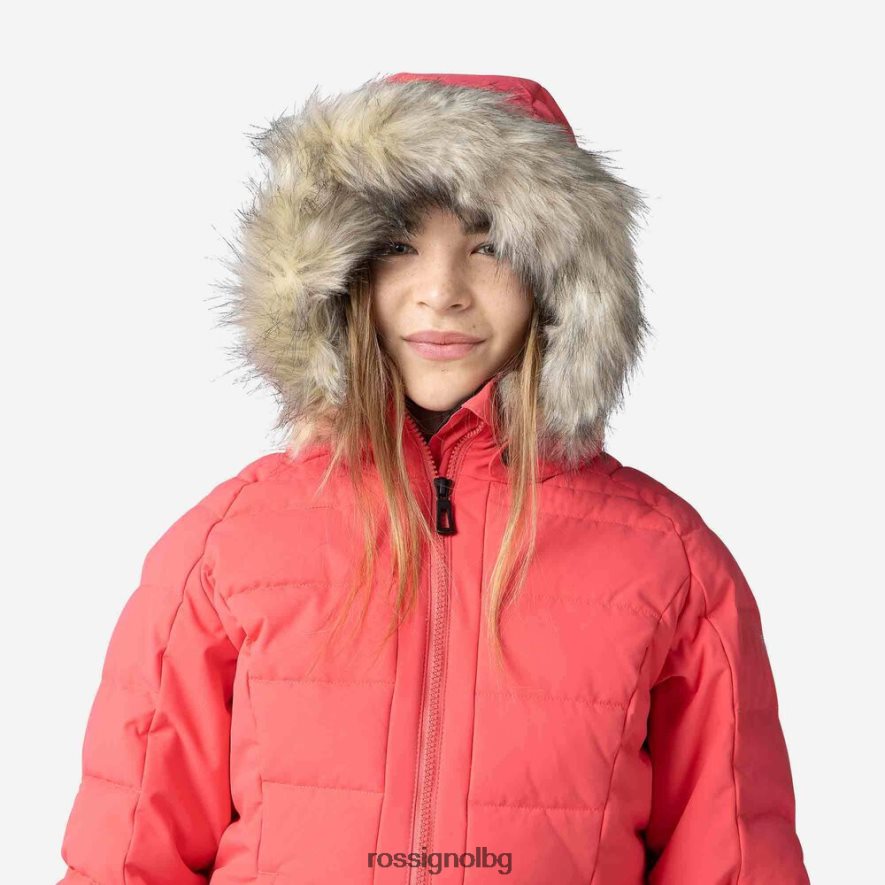 бг Rossignol момичета полипухено ски яке розов подемник 68DD2T1228 върхове