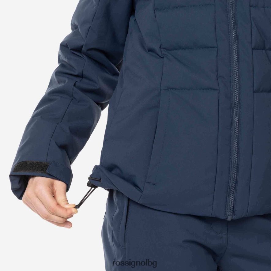 бг Rossignol момичета полипухено ски яке тъмно синьо 68DD2T1175 върхове