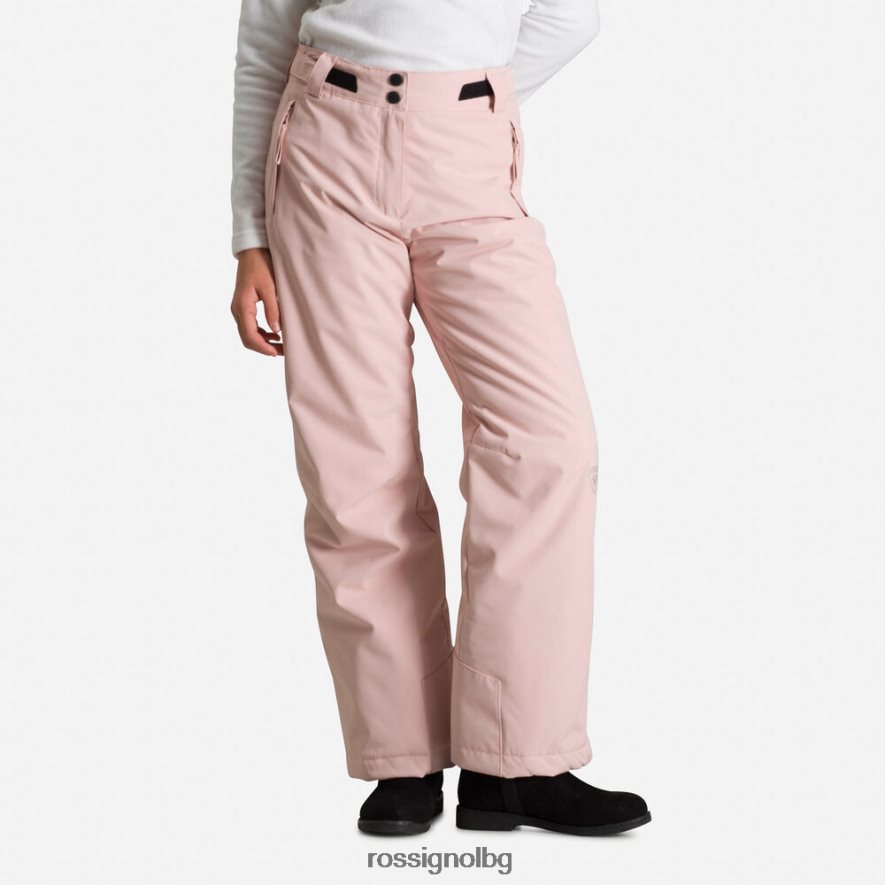бг Rossignol момичета ски панталони прахообразно розово 68DD2T1197 дъна