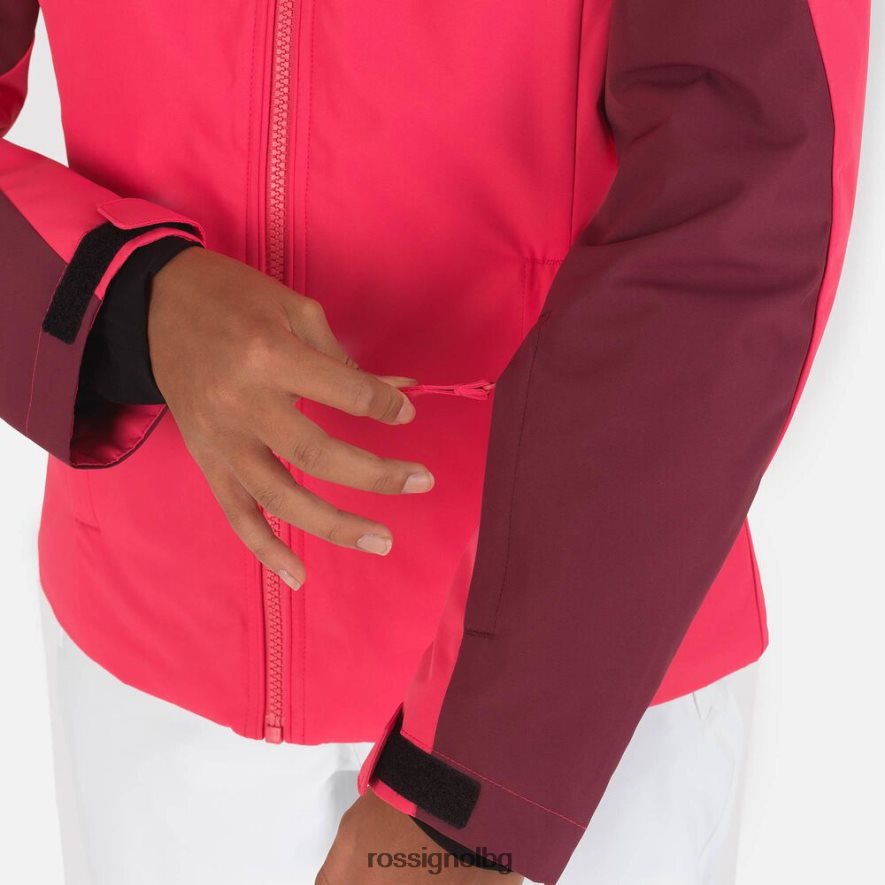 бг Rossignol момичета скиорско яке розов лифт 68DD2T1240 върхове