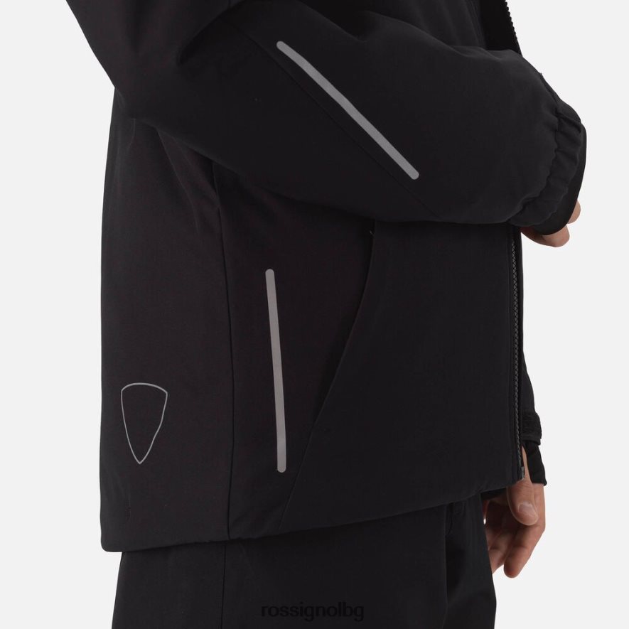 бг Rossignol момчета курсово ски яке черен 68DD2T1238 върхове
