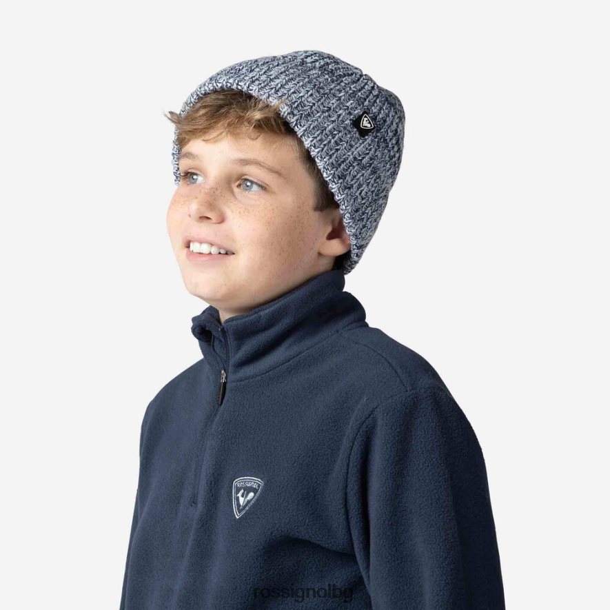 бг Rossignol момчета поларено горнище с половин цип тъмно синьо 68DD2T1134 върхове