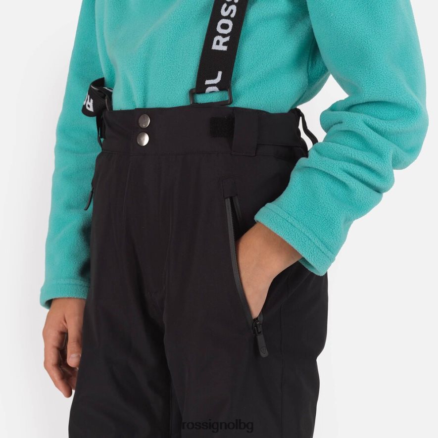 бг Rossignol момчета ски панталони hiver черен 68DD2T1143 дъна