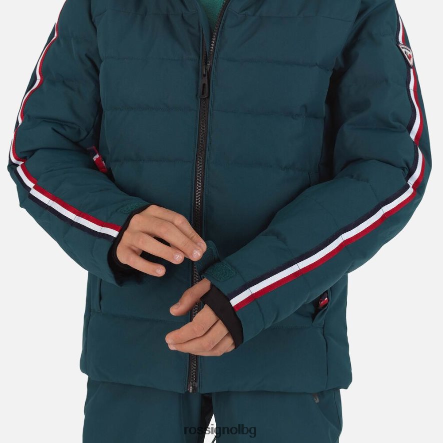 бг Rossignol момчета ски яке hiver polydown deepteal 68DD2T1167 върхове