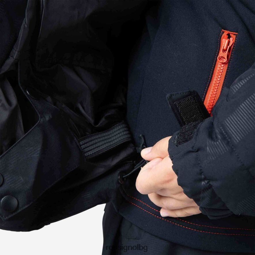 бг Rossignol момчета ски яке rapide hero черен 68DD2T1222 върхове