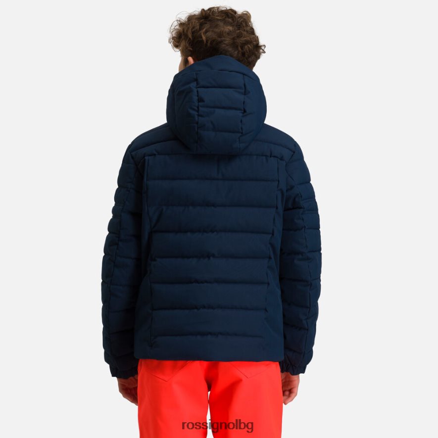 бг Rossignol момчета ски яке rapide тъмно синьо 68DD2T1214 върхове