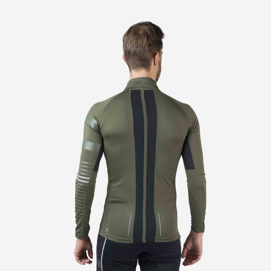 бг Rossignol мъже Poursuite горна част с половин цип ацинус лист 68DD2T366 върхове