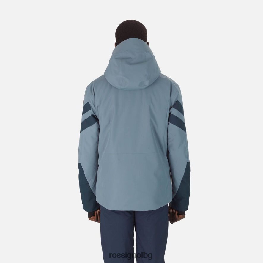 бг Rossignol мъже fonction ски яке синьо сиво 68DD2T118 върхове