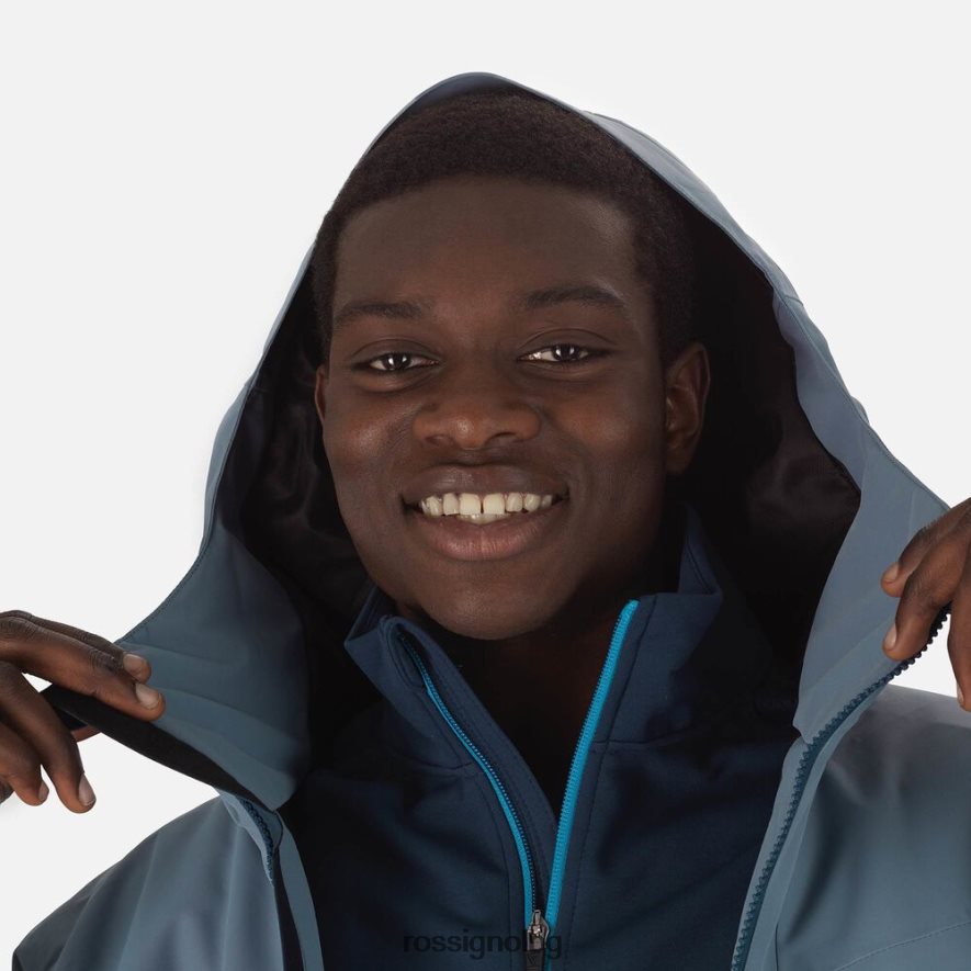 бг Rossignol мъже fonction ски яке синьо сиво 68DD2T118 върхове