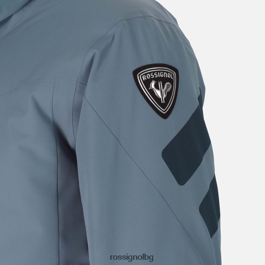 бг Rossignol мъже fonction ски яке синьо сиво 68DD2T118 върхове