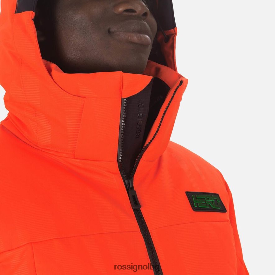 бг Rossignol мъже hero depart ски яке неоново червено 68DD2T605 върхове