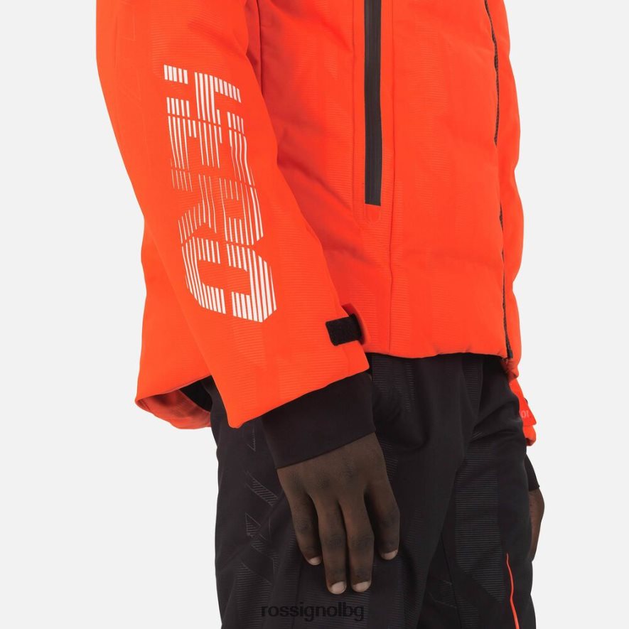 бг Rossignol мъже hero depart ски яке неоново червено 68DD2T605 върхове