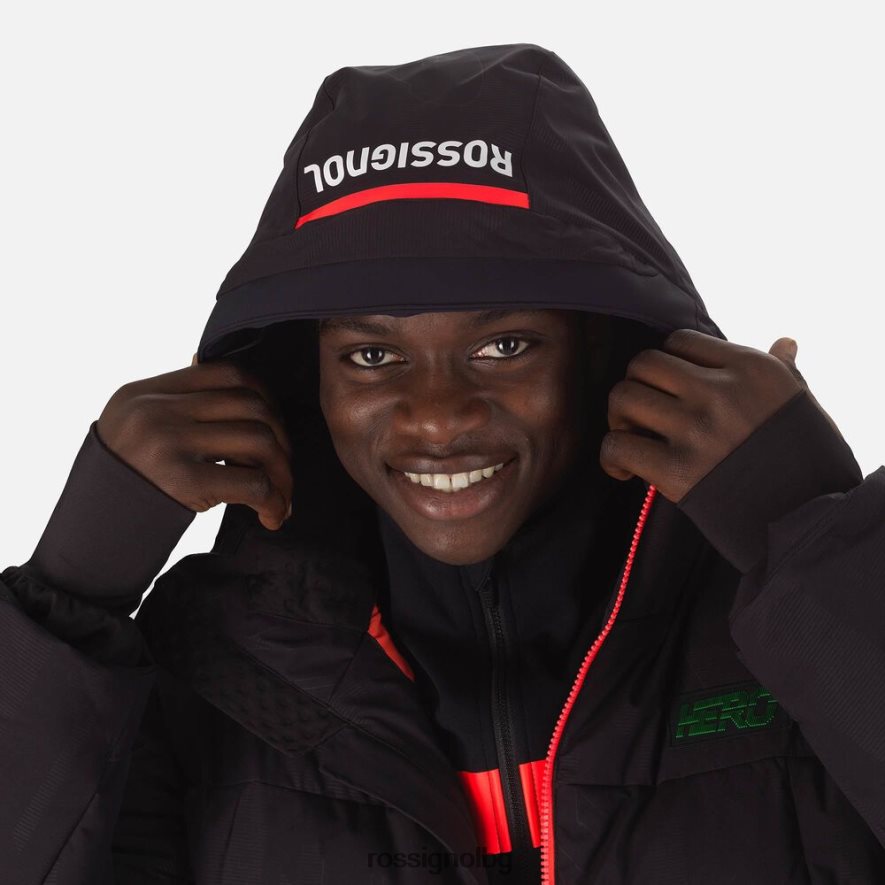 бг Rossignol мъже hero depart ски яке черен 68DD2T603 върхове