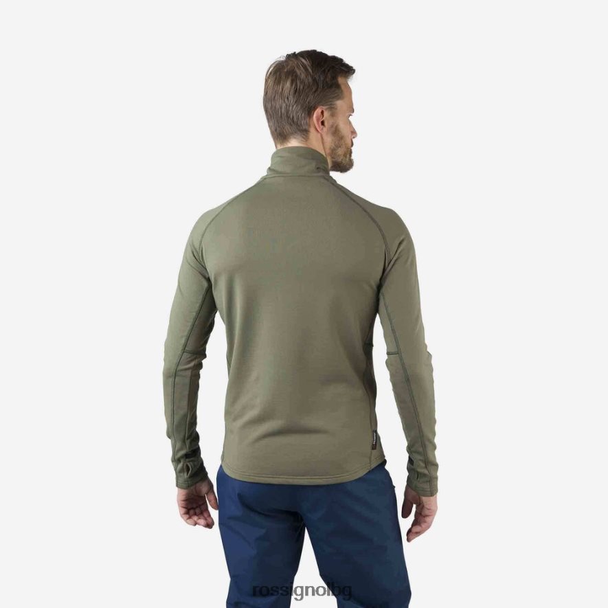 бг Rossignol мъже skpr междинен слой с половин цип ацинус лист 68DD2T534 върхове