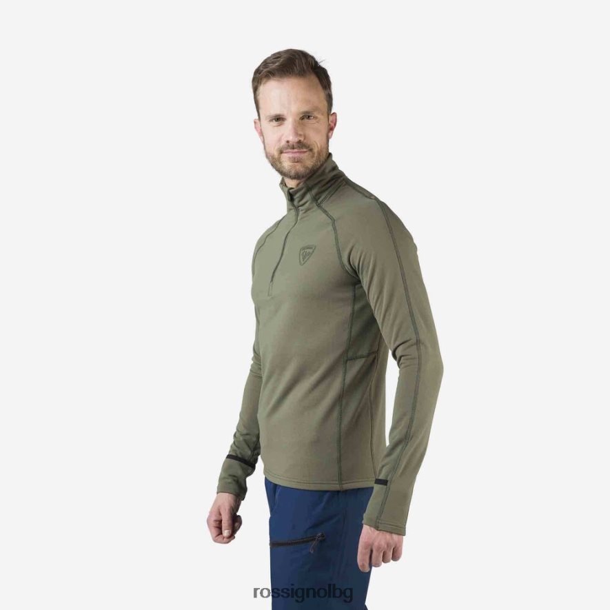 бг Rossignol мъже skpr междинен слой с половин цип ацинус лист 68DD2T534 върхове