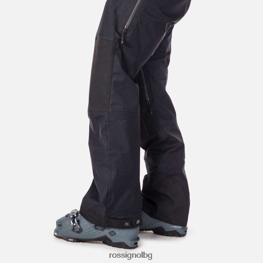 бг Rossignol мъже skpr трислоен панталон с лигавник черен 68DD2T129 дъна