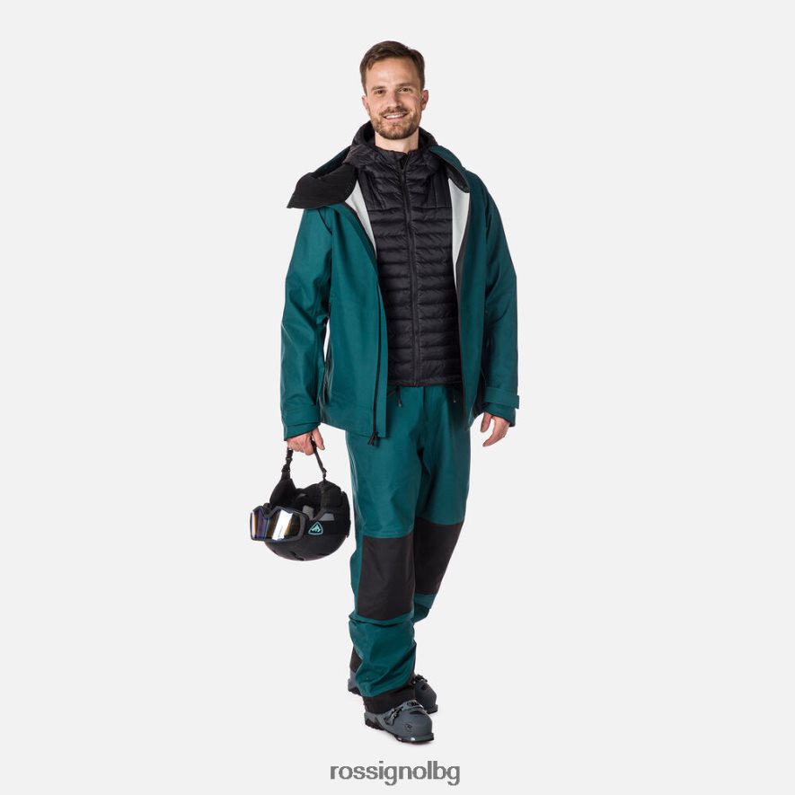 бг Rossignol мъже skpr трислойно яке deepteal 68DD2T575 върхове