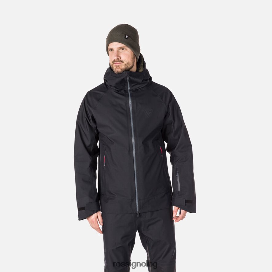 бг Rossignol мъже skpr трислойно яке черен 68DD2T529 върхове
