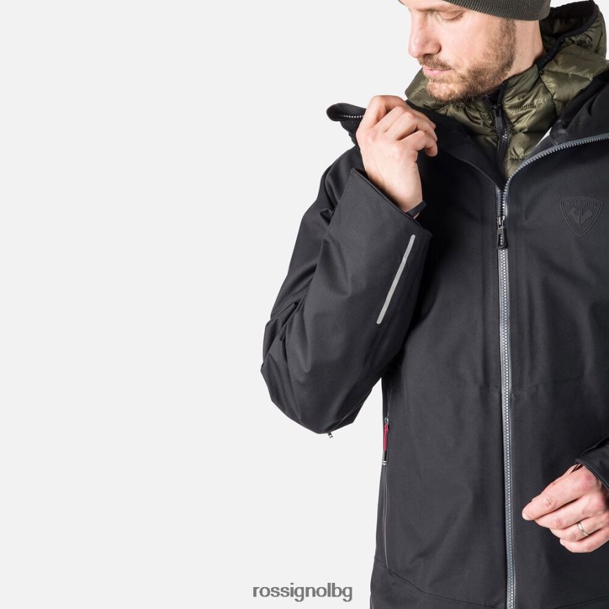 бг Rossignol мъже skpr трислойно яке черен 68DD2T529 върхове