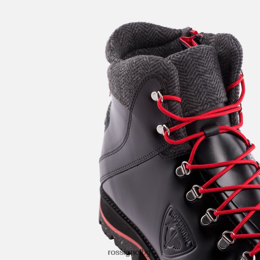 бг Rossignol мъже Ботуши от шамони от 1907 г блестящочерно 68DD2T170 обувки