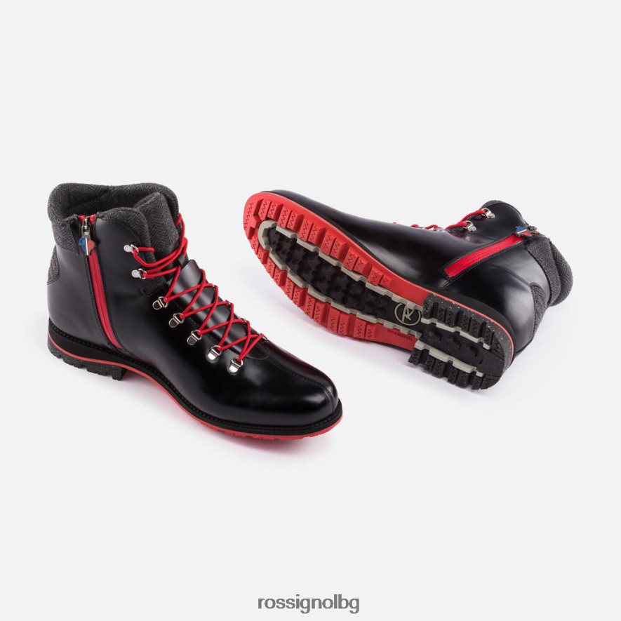 бг Rossignol мъже Ботуши от шамони от 1907 г блестящочерно 68DD2T170 обувки