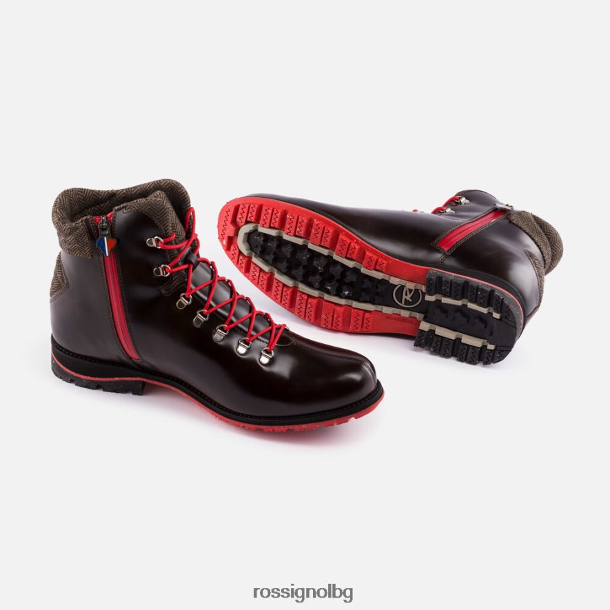 бг Rossignol мъже Ботуши от шамони от 1907 г кафяво 68DD2T176 обувки
