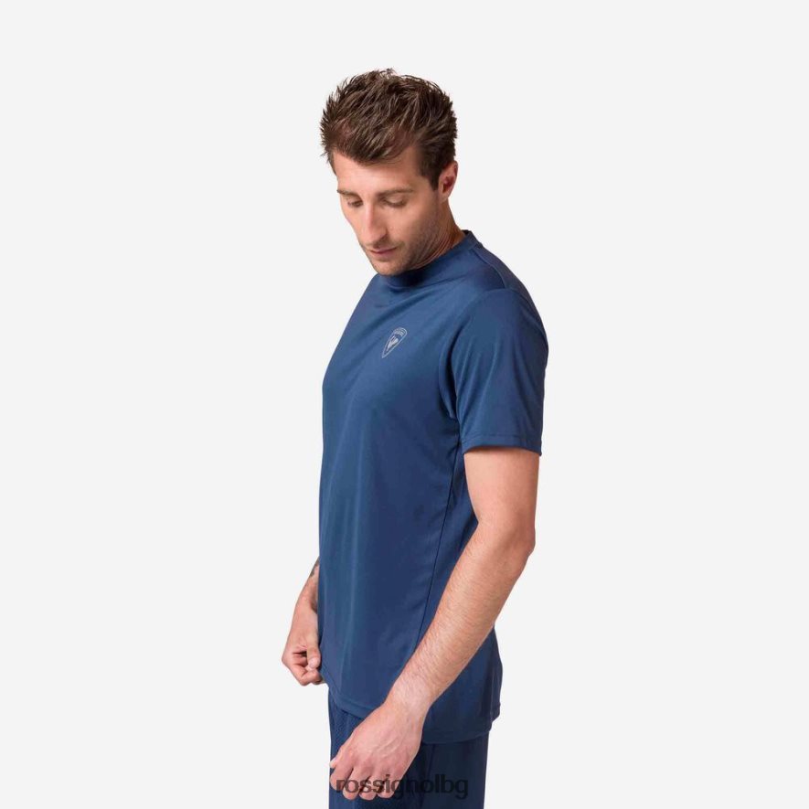 бг Rossignol мъже активен тениска тъмно синьо 68DD2T55 върхове