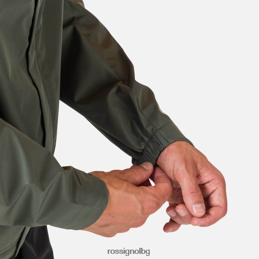 бг Rossignol мъже активно яке за дъжд абаносово зелено 68DD2T187 върхове