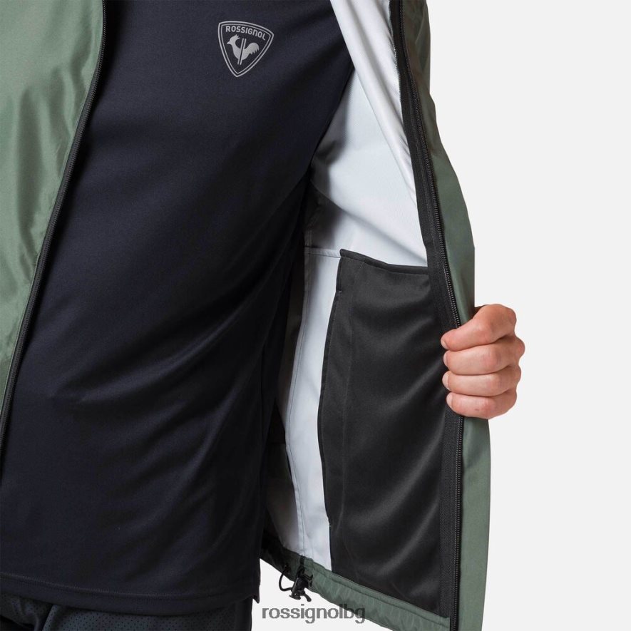 бг Rossignol мъже активно яке за дъжд абаносово зелено 68DD2T187 върхове