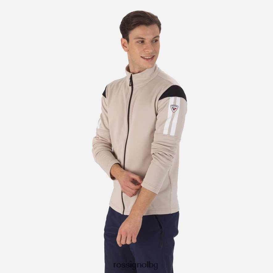 бг Rossignol мъже въздушен среден слой с пълен цип див гълъб 68DD2T520 върхове